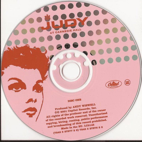 Judy Garland - Judy At Carnegie Hall