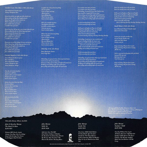 John Martyn - One World