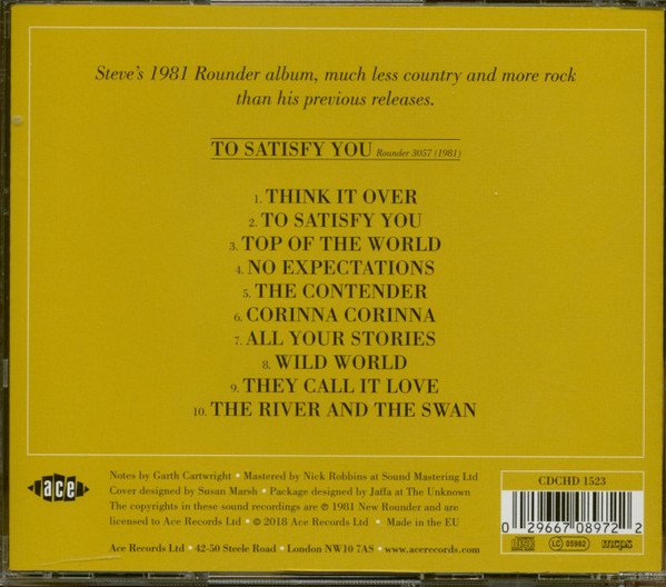 Steve Young (2) - To Satisfy You