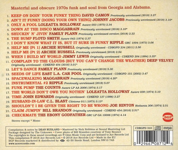 Various - Southern Groove (Hotlanta, Aware & Clintone Funk & Soul)
