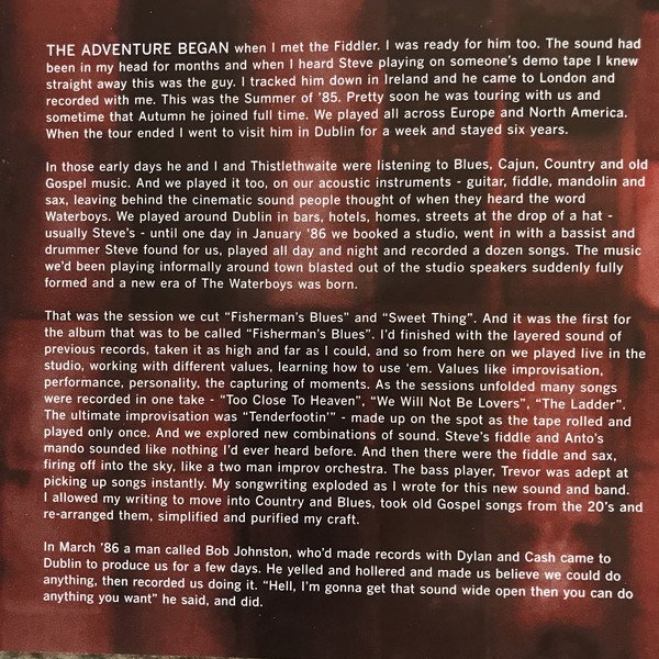 The Waterboys - Too Close To Heaven: The Unreleased Fisherman's Blues Sessions