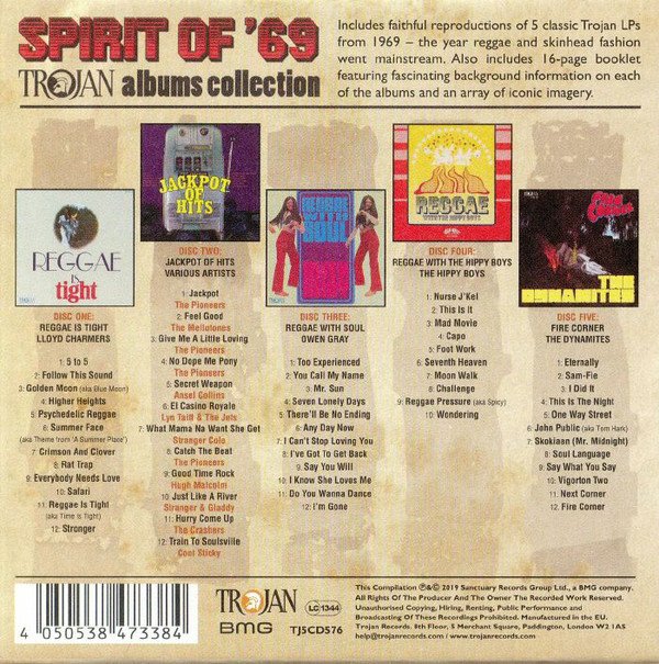 Various - Spirit Of '69: Trojan Albums Collection