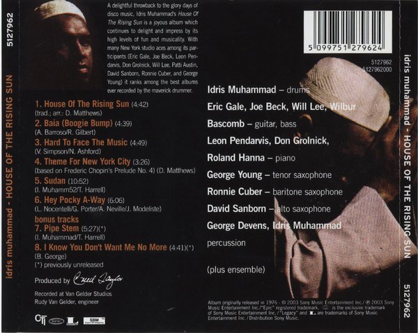 Idris Muhammad - House Of The Rising Sun