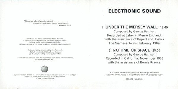 George Harrison - Electronic Sound