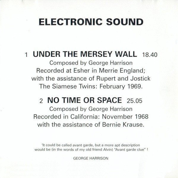 George Harrison - Electronic Sound