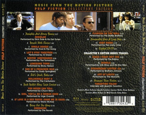 Various - Pulp Fiction: Music From The Motion Picture (Collector's Edition)