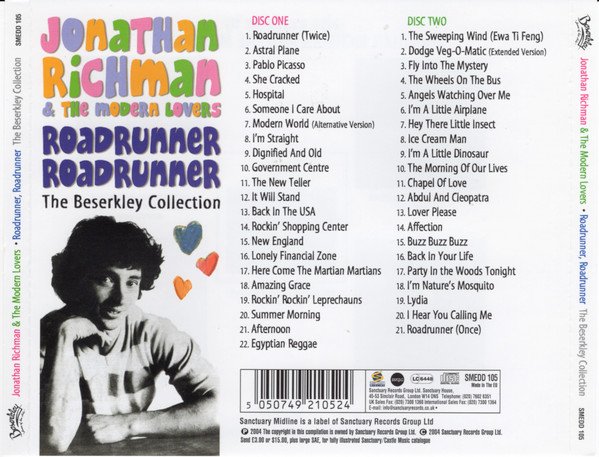 Jonathan Richman & The Modern Lovers - Roadrunner, Roadrunner (The Beserkley Collection)