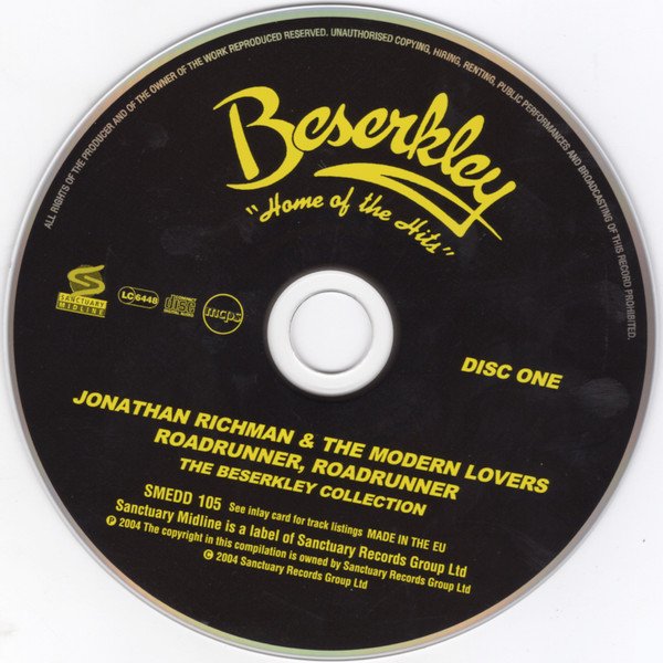 Jonathan Richman & The Modern Lovers - Roadrunner, Roadrunner (The Beserkley Collection)