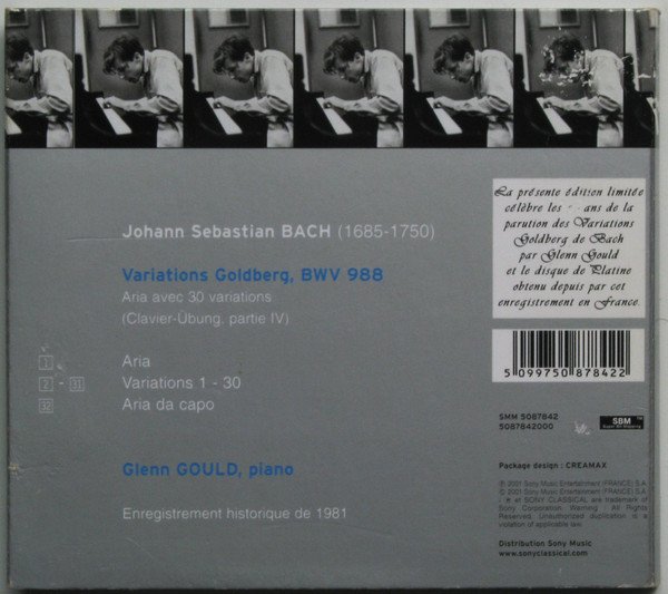 Johann Sebastian Bach - Glenn Gould - The Goldberg Variations - 1981 Historic Recording