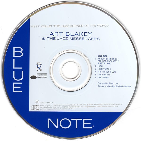 Art Blakey & The Jazz Messengers - Meet You At The Jazz Corner Of The World
