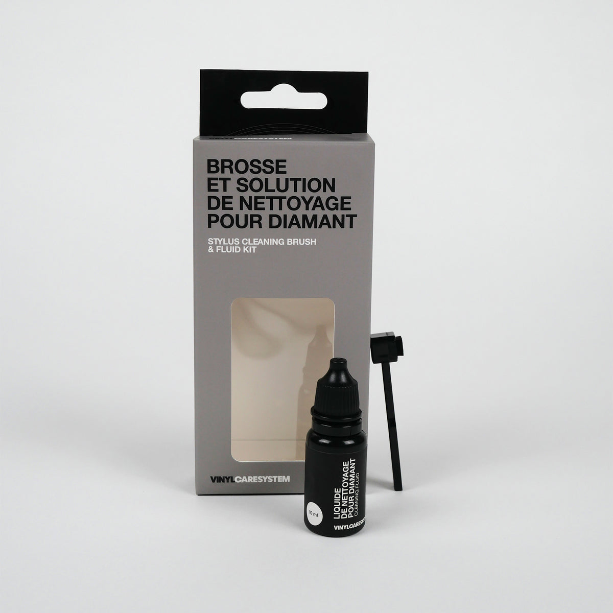 Brosse et liquide de nettoyage pour diamant