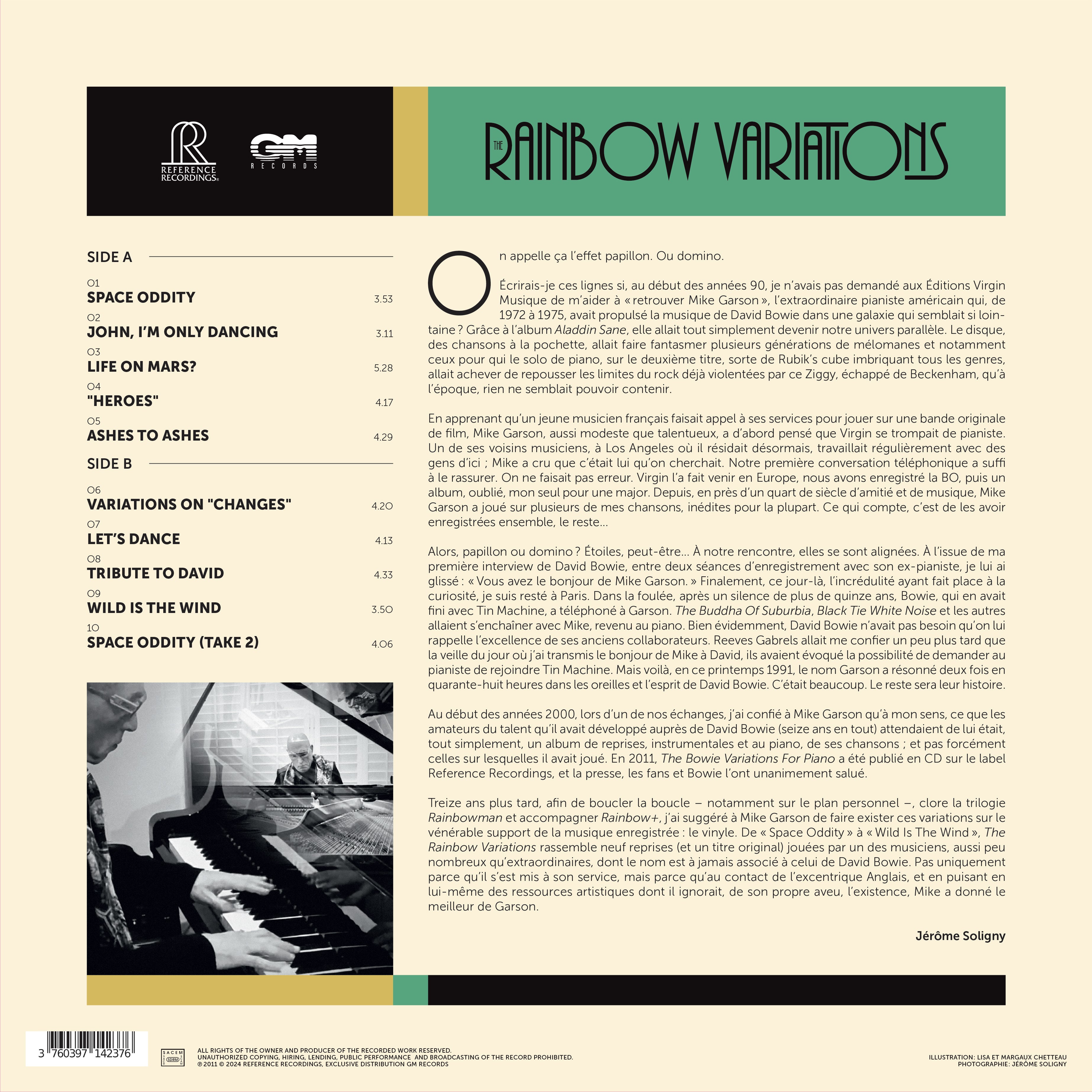 The Rainbow Variations - Mike Garson plays David Bowie