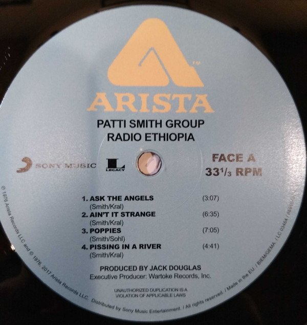 Patti Smith Group ‎– Radio Ethiopia