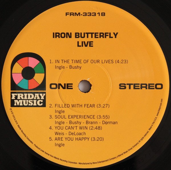 Iron Butterfly - Live