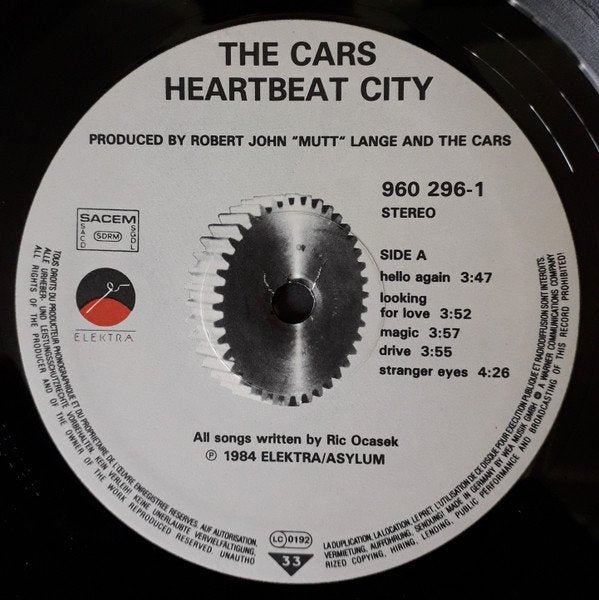 The Cars - Heartbeat City