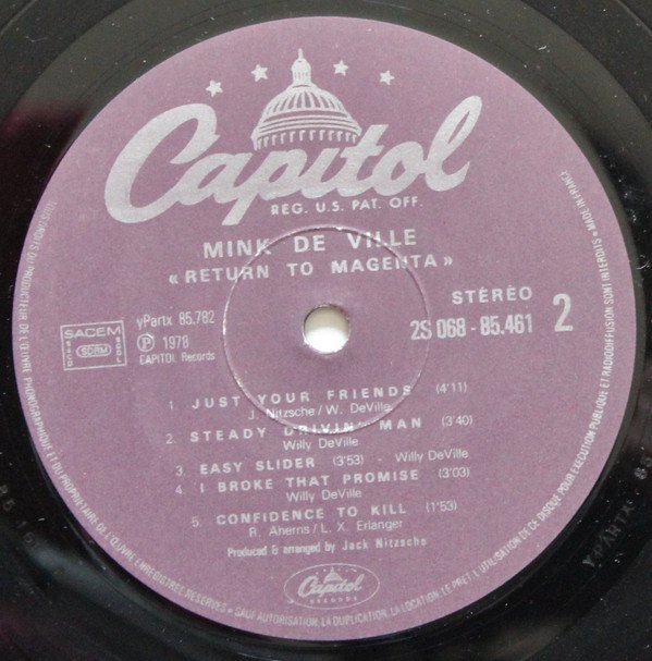 Mink DeVille - Return To Magenta