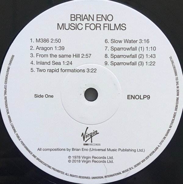 Brian Eno - Music For Films