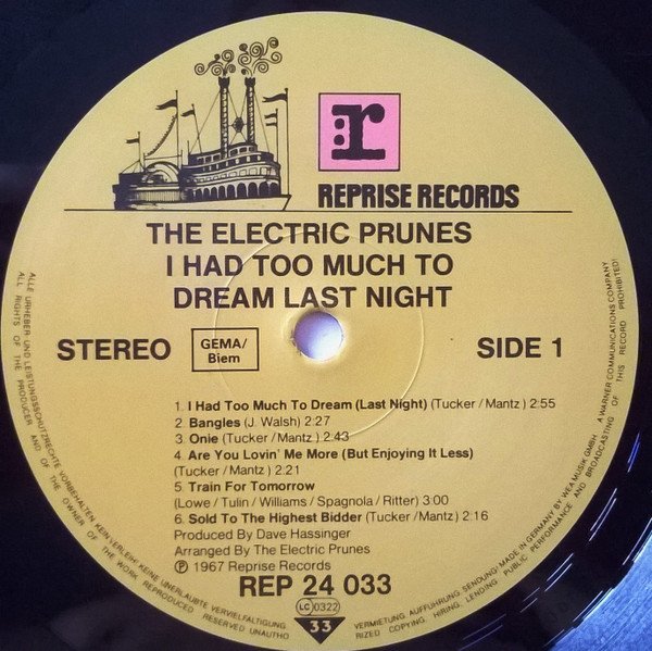 The Electric Prunes - I Had Too Much To Dream Last Night