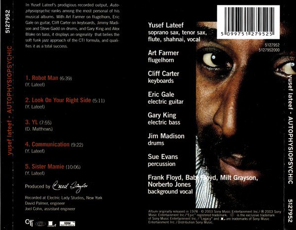 Yusef Lateef With Art Farmer - Autophysiopsychic