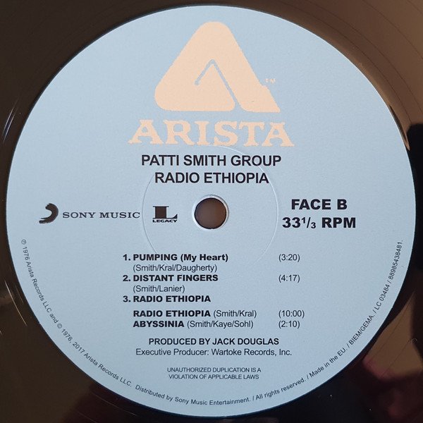 Patti Smith Group - Radio Ethiopia