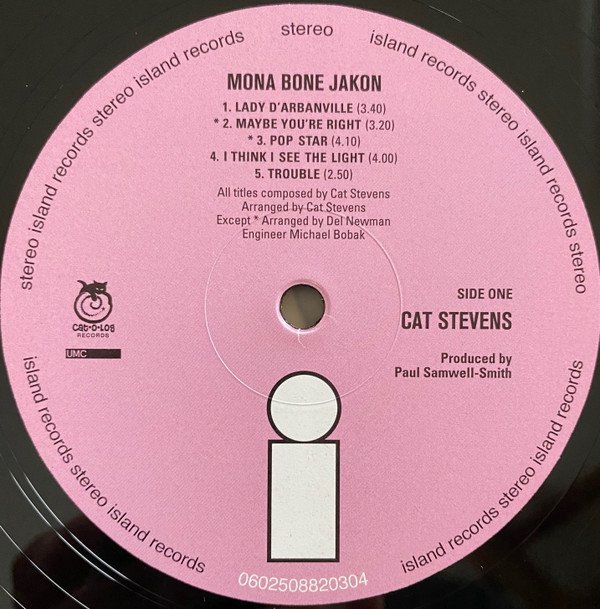 Cat Stevens - Mona Bone Jakon