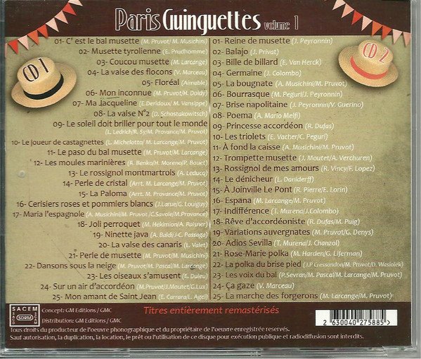 Various - Paris Guinguettes Volume 1