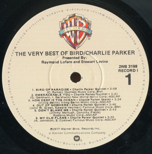 Charlie Parker - The Very Best Of Bird