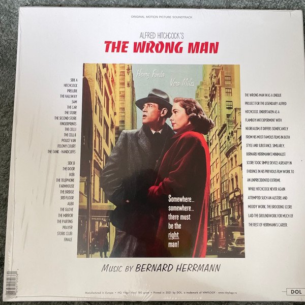 Bernard Herrmann - The Wrong Man (Original Motion Picture Soundtrack)