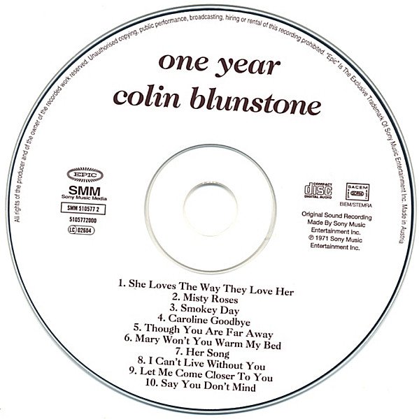 Colin Blunstone - One Year