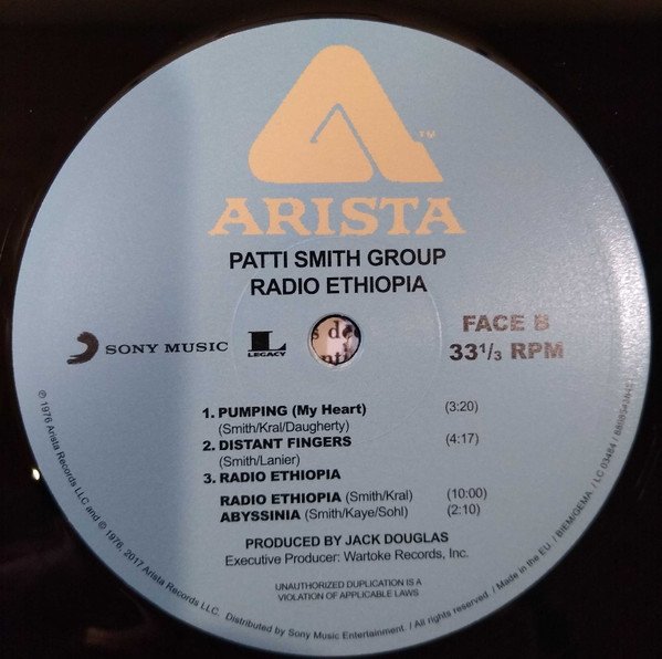 Patti Smith Group ‎– Radio Ethiopia