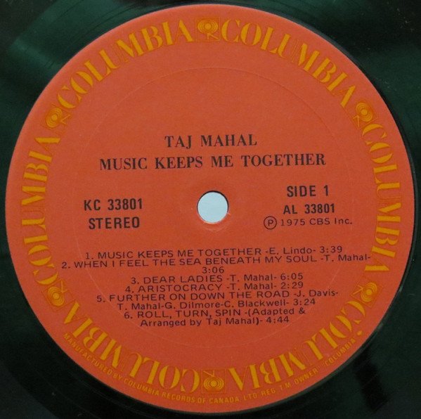 Taj Mahal - Music Keeps Me Together