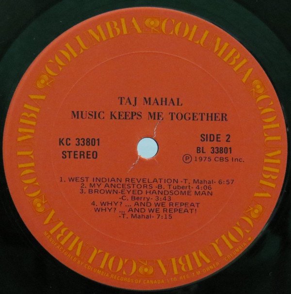 Taj Mahal - Music Keeps Me Together