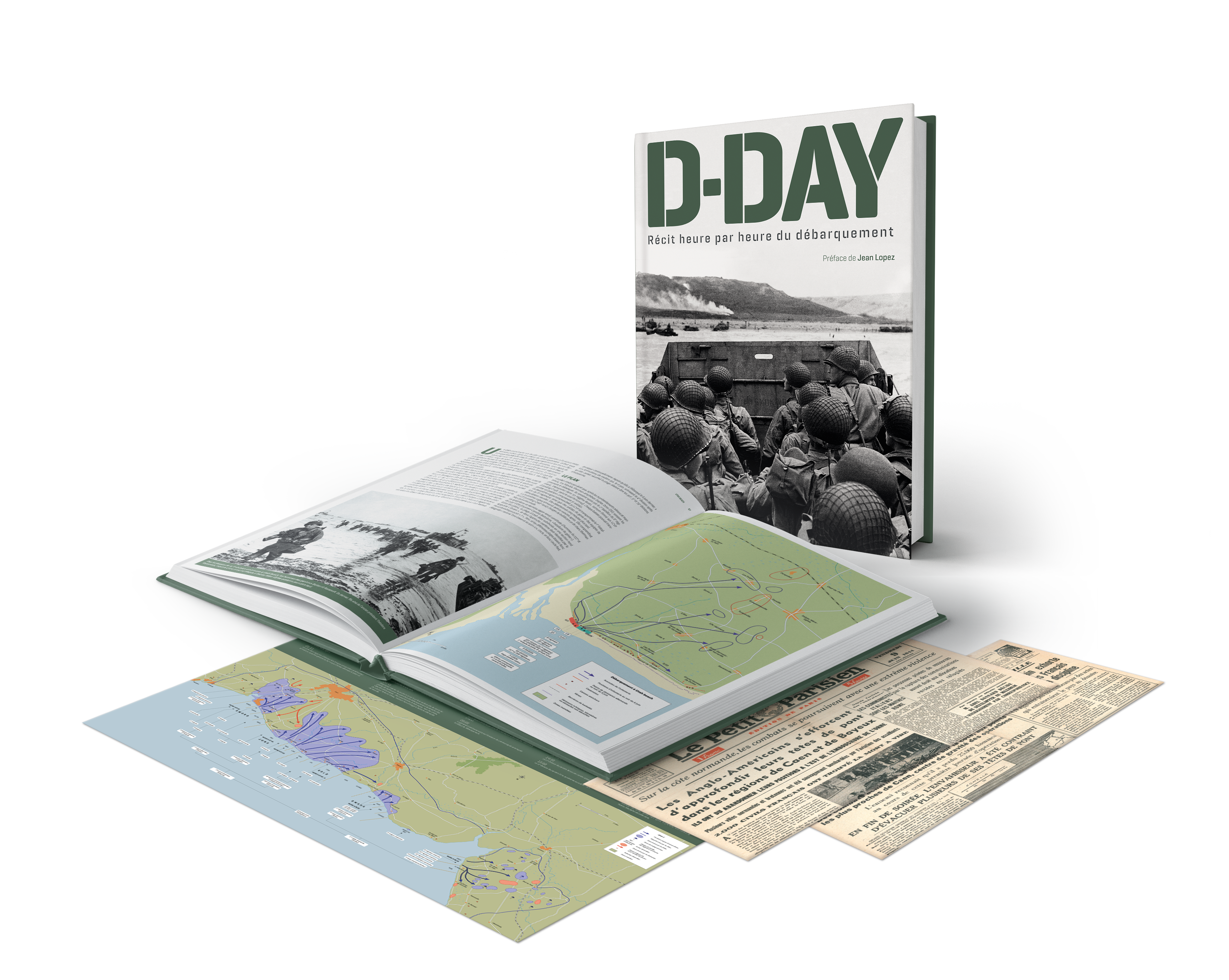 D-DAY, Récit heure par heure du débarquement