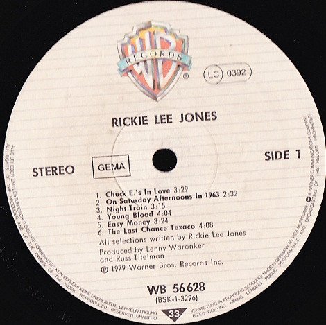 Rickie Lee Jones - Rickie Lee Jones