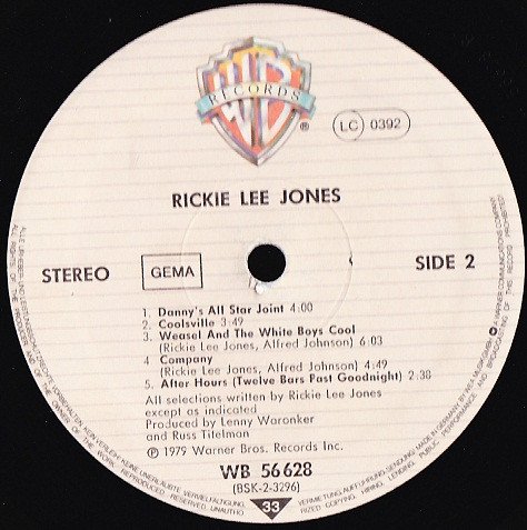 Rickie Lee Jones - Rickie Lee Jones