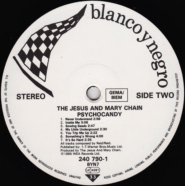 The Jesus And Mary Chain - Psychocandy