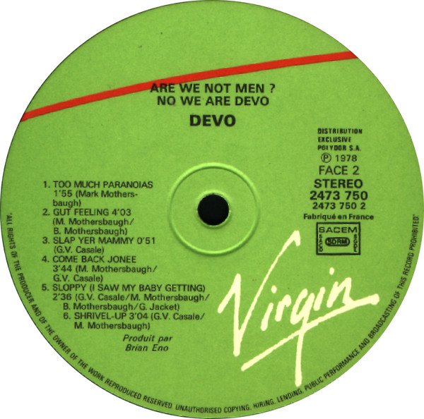 Devo - Q: Are We Not Men? A: We Are Devo!