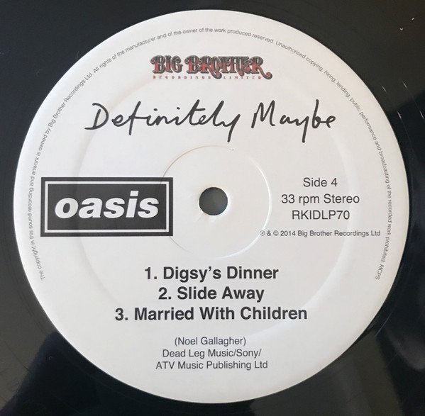 Oasis ‎– Definitely Maybe