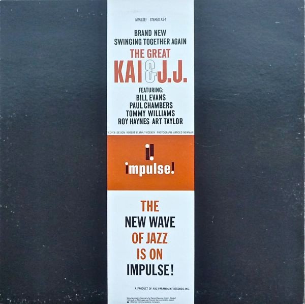 The Great Kai & J. J - Kai & J.J. Featuring: Bill Evans, Paul Chambers, Tommy Williams, Roy Haynes, Art Taylor