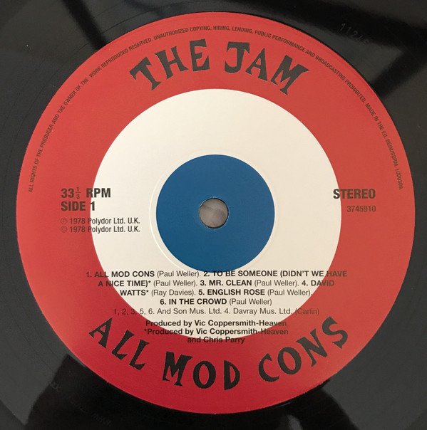 The Jam - All Mod Cons