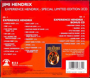 Jimi Hendrix - Experience Hendrix - The Best Of Jimi Hendrix