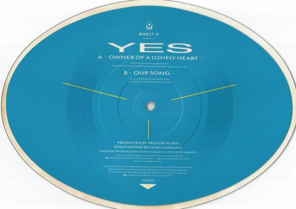 Yes - Owner Of A Lonely Heart