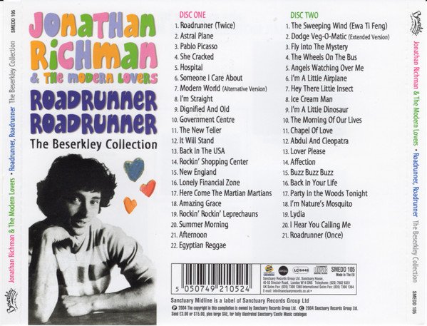 Jonathan Richman &amp; The Modern Lovers - Roadrunner, Roadrunner (The Beserkley Collection)