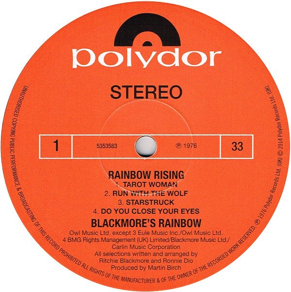 Rainbow - Rising