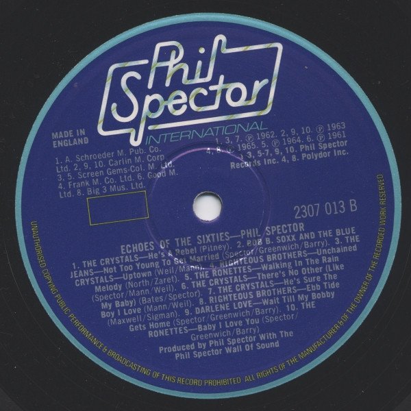 Phil Spector - Echoes Of The 60's