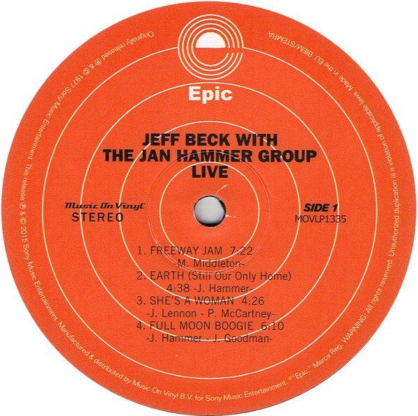 Jeff Beck - Jeff Beck with the Jan Hammer Group Live