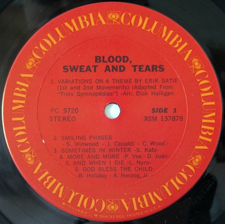 Blood, Sweat And Tears - Blood, Sweat And Tears