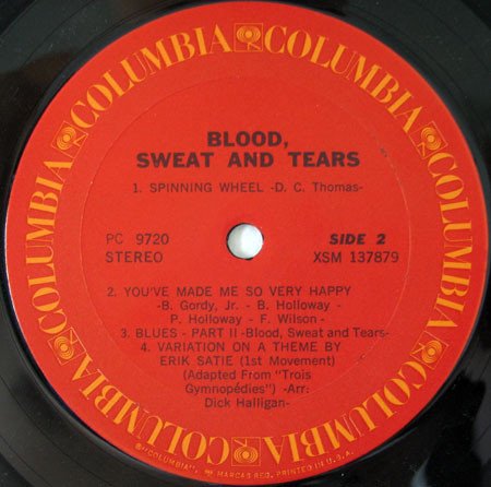 Blood, Sweat And Tears - Blood, Sweat And Tears