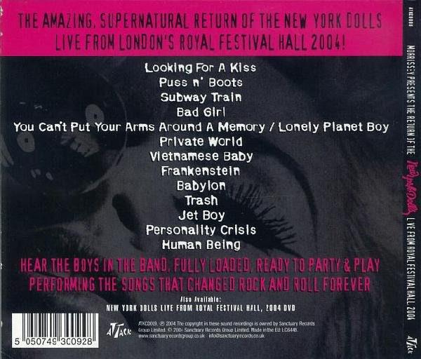 New York Dolls - Live From Royal Festival Hall, 2004