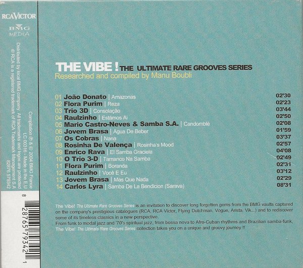 Various - The Vibe! The Ultimate Rare Grooves Series Vol. 08 Bossa Nova, Samba Jazz &amp; Brazilian Bop